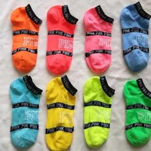 10 Pairs Victoria Secret LOVE PINK no-show ankle 